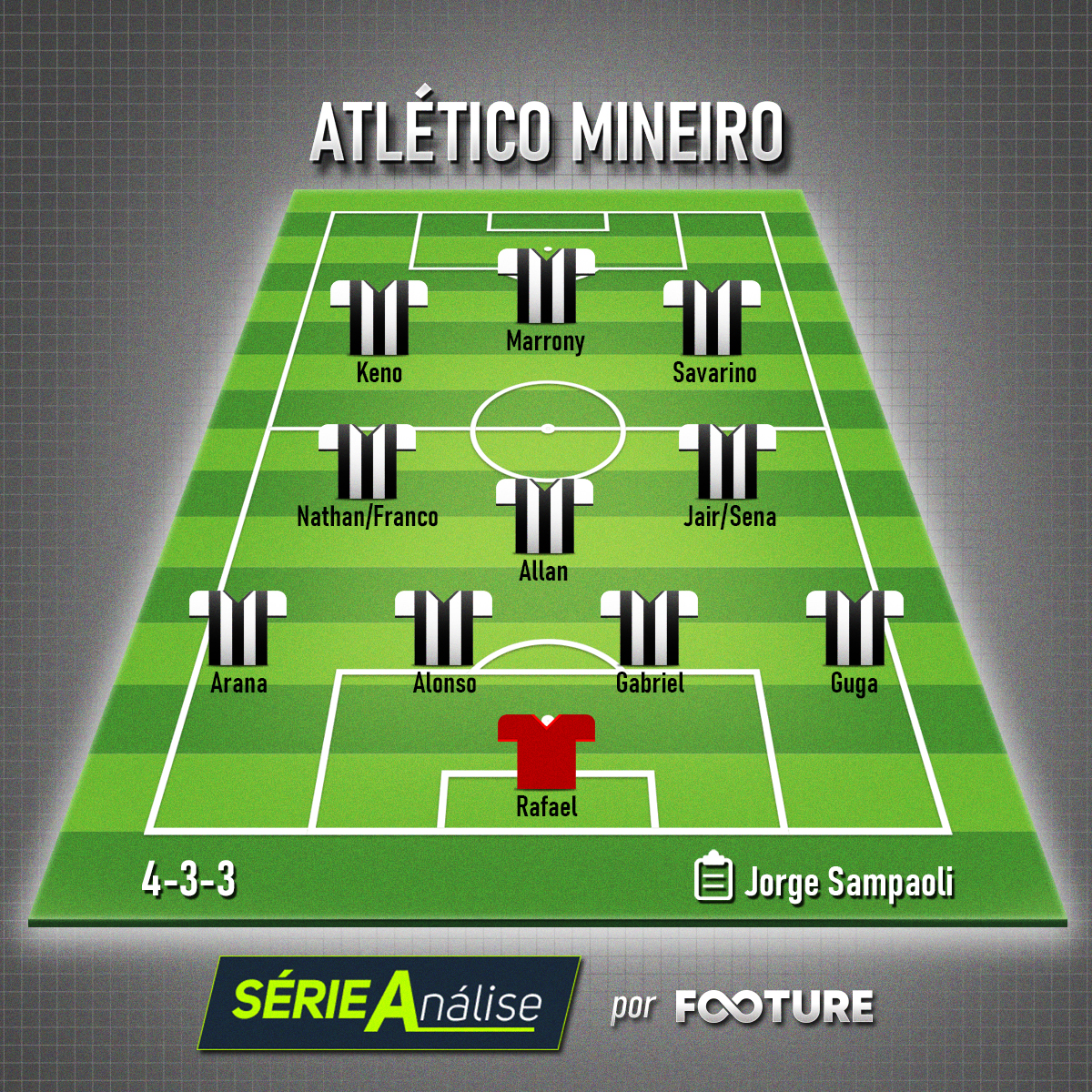 O time base do Atlético Mineiro