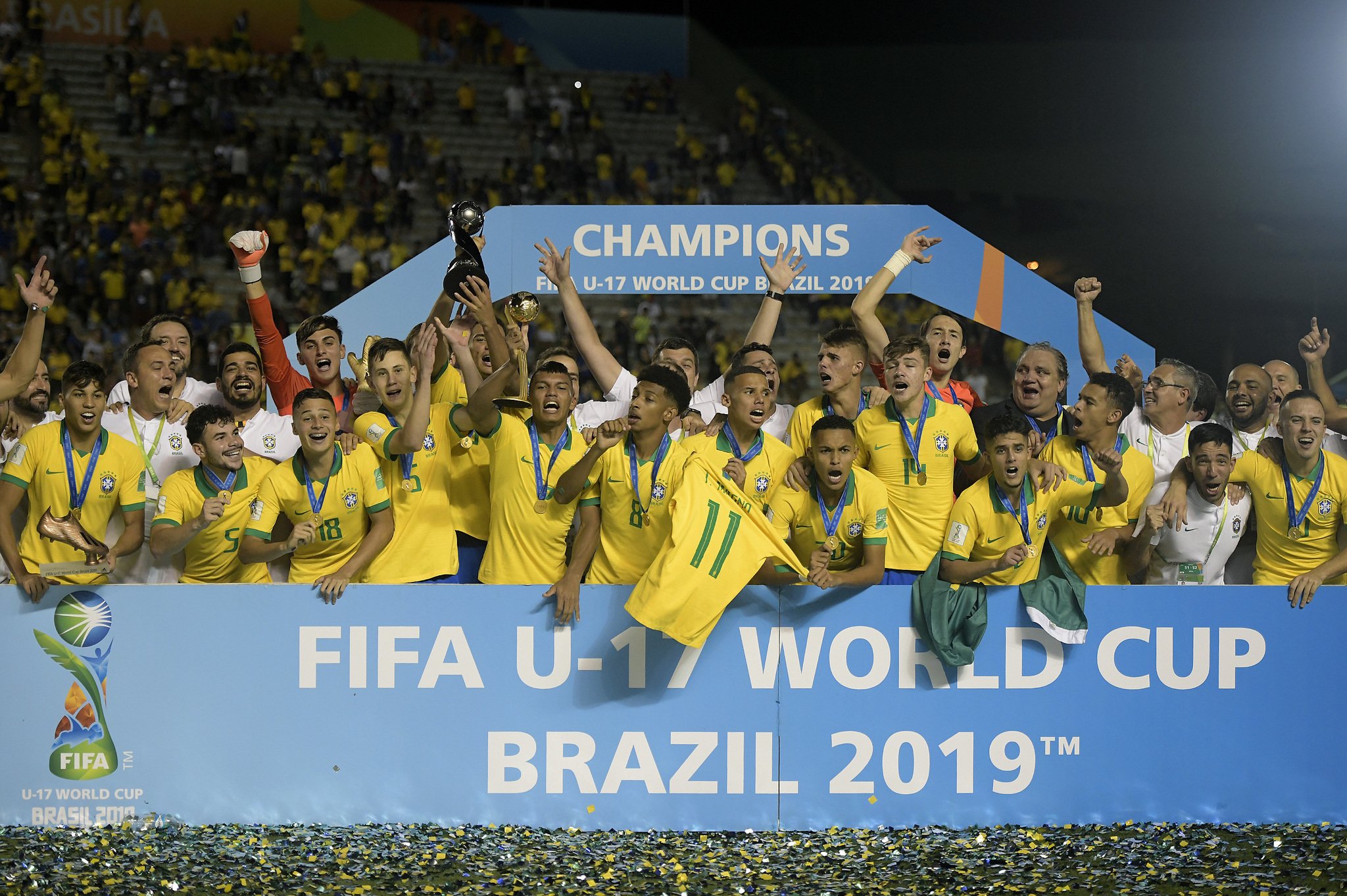 Há um ano, Brasil vencia a Copa do Mundo Sub-17 - Confederação Brasileira  de Futebol