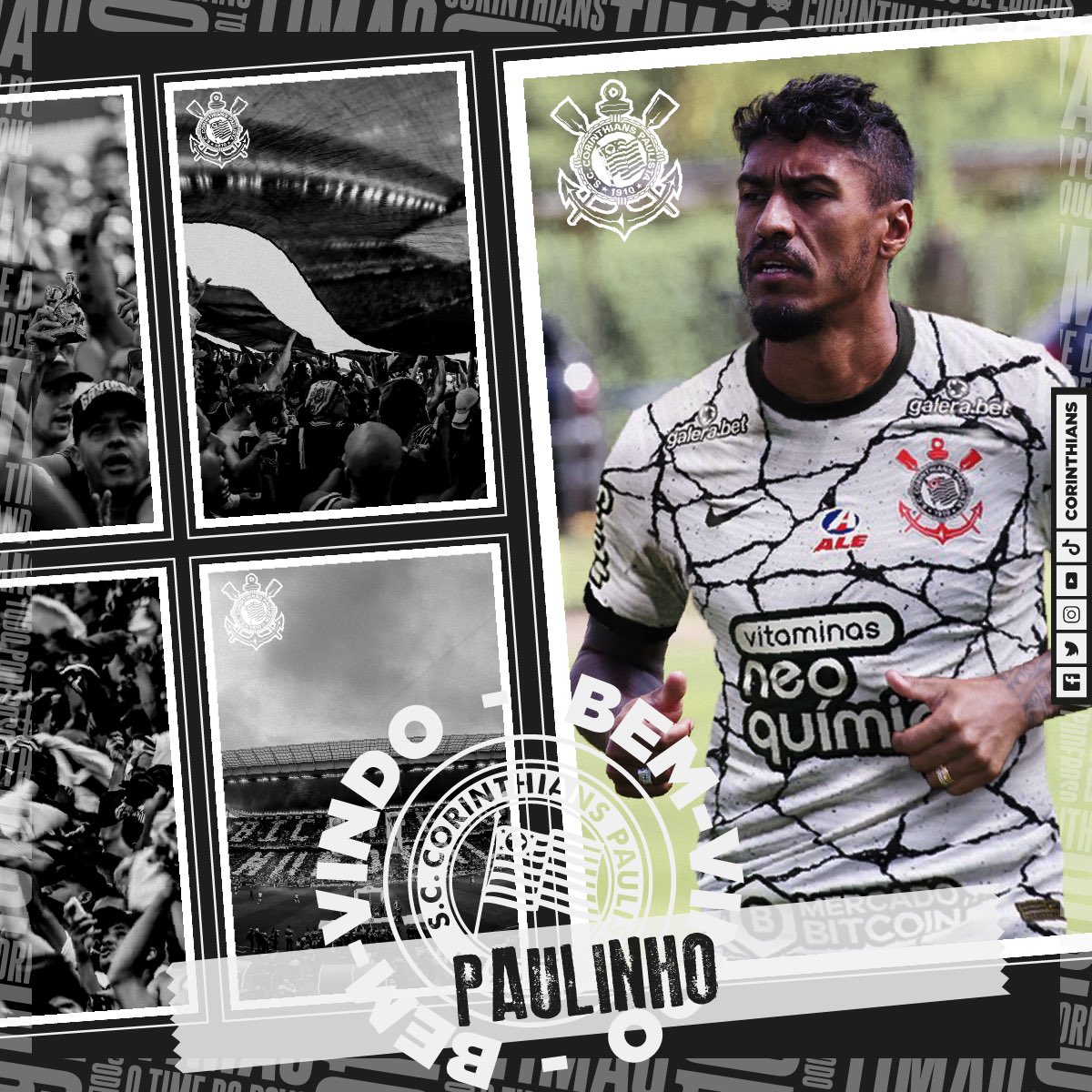O encaixe do “novo” Paulinho no Corinthians: porquê não mais um médio e sim um atacante?
