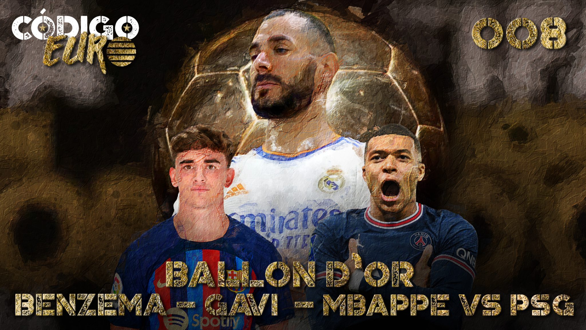 Código Euro #008 | Bola de Ouro 2022, Benzema melhor do mundo e Mbappé vs PSG