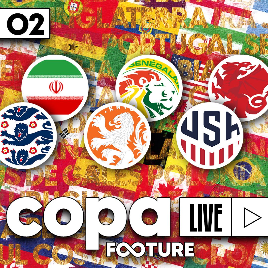 Live Copa #02 | Inglaterra 6-2 Irã, Senegal 0-2 Holanda e Estados Unidos 1-1 Gales