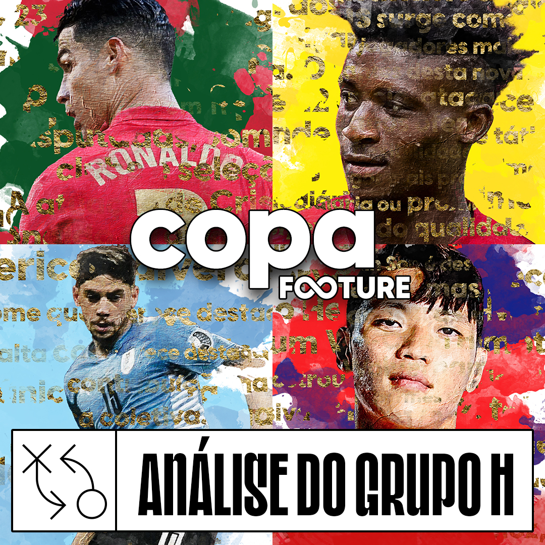 Copa Footure #08 | Análise Grupo H: Portugal, Gana, Uruguai e Coréia do Sul