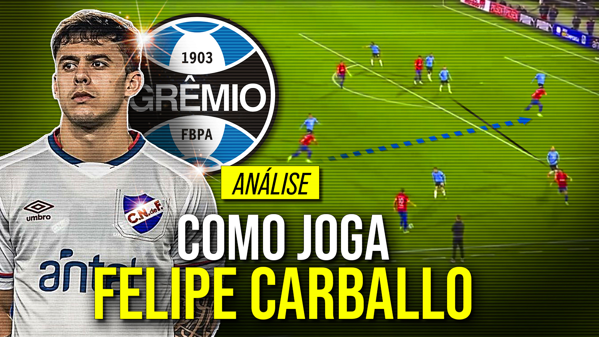 Como joga Felipe Carballo, reforço do Grêmio