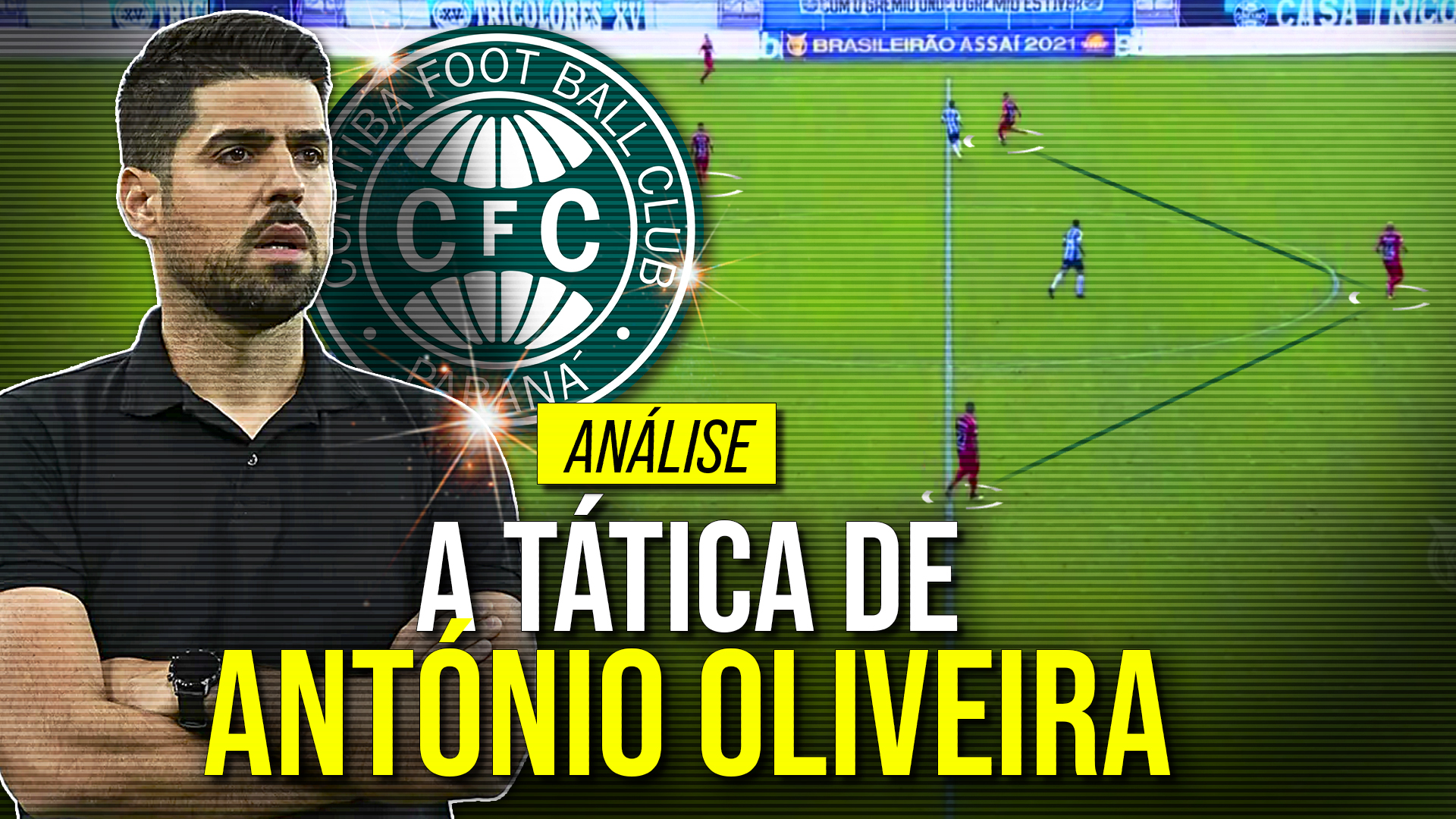 Conheça o modelo tático de António Oliveira, novo técnico do Coritiba