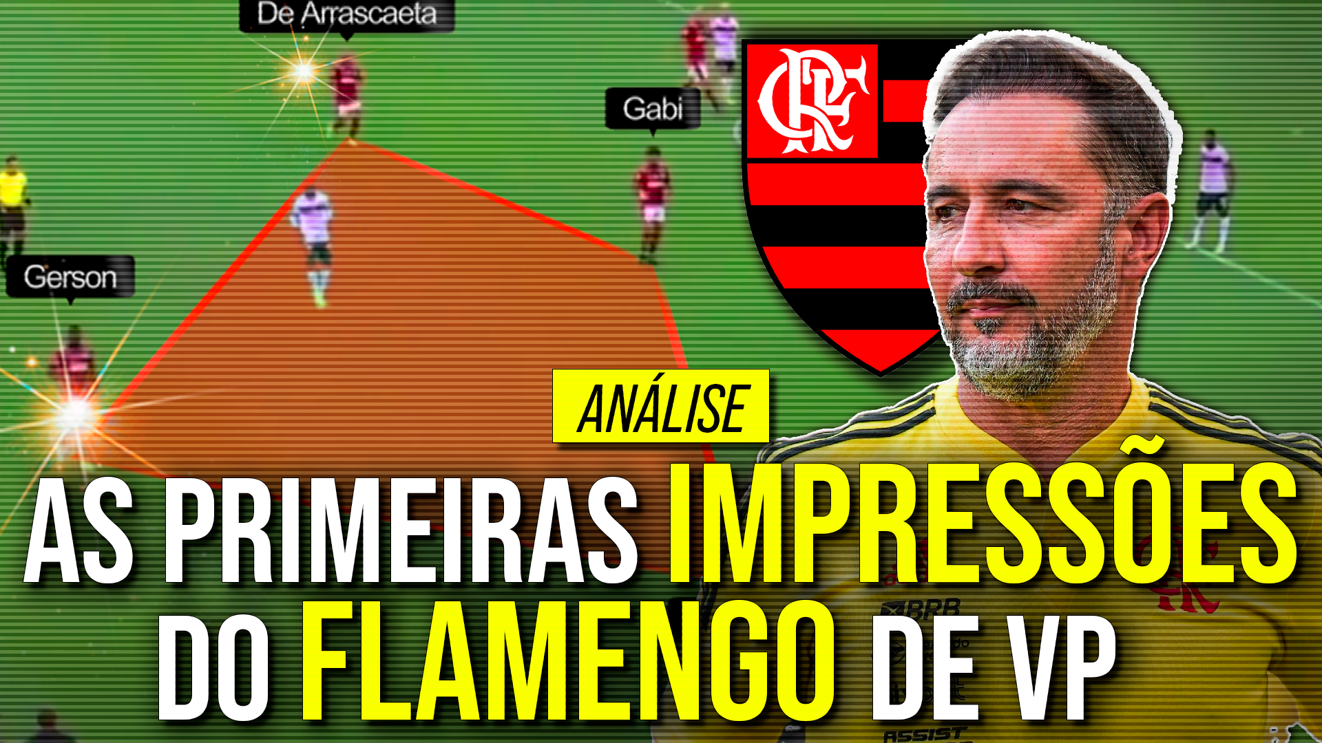 As primeiras impressões táticas do Flamengo de Vitor Pereira