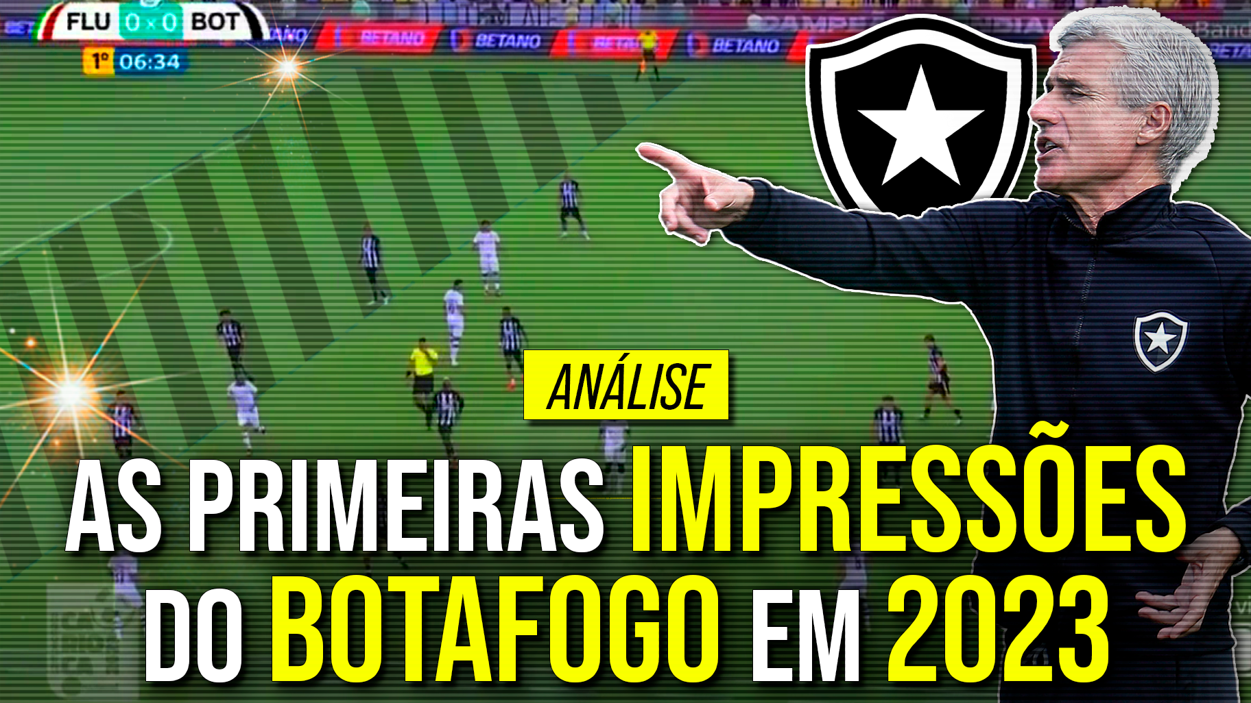Os primeiros padrões táticos do Botafogo em 2023