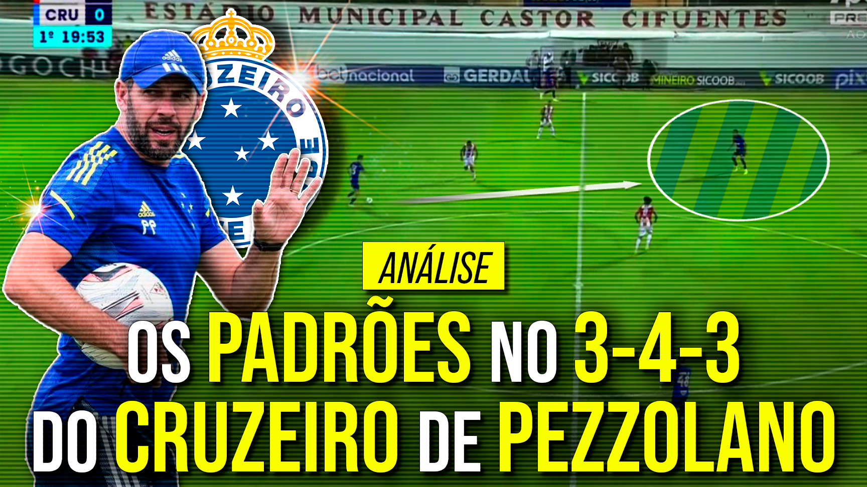 A tática do Cruzeiro de Pezzolano no início da temporada