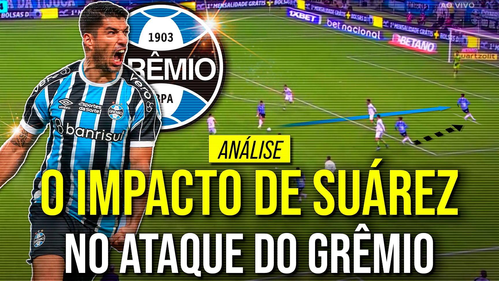 O impacto de Suárez no ataque do Grêmio de Renato