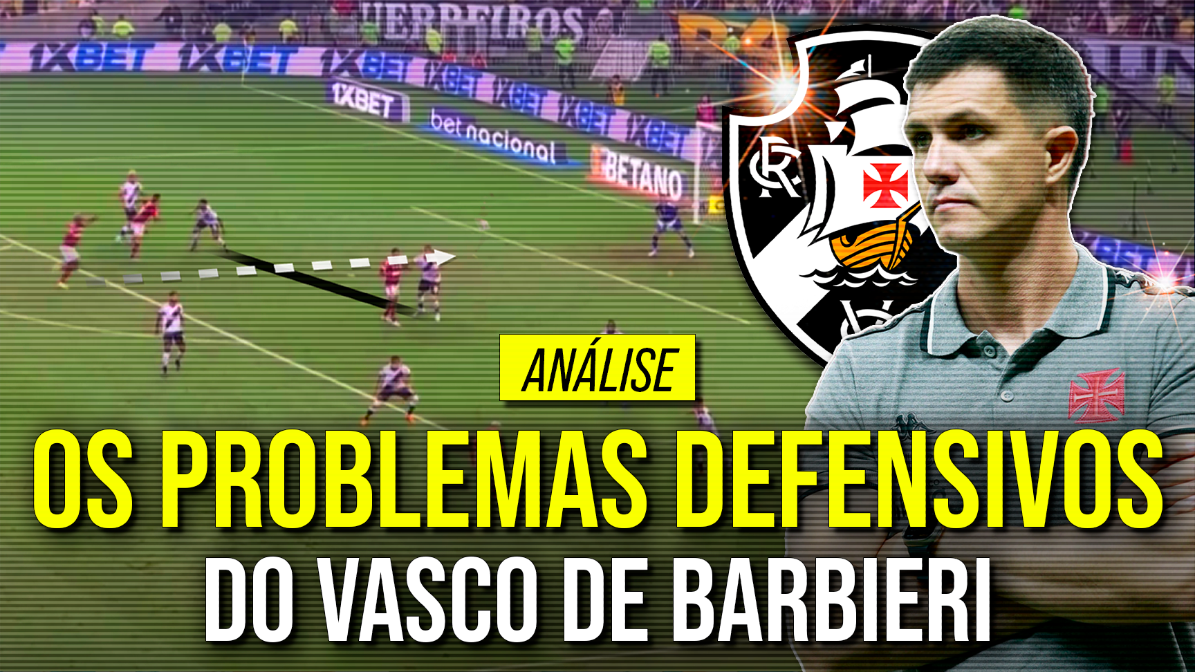 Os 3 problemas defensivos do Vasco de Barbieri