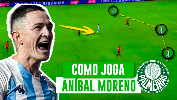 Conheça como joga Aníbal Moreno, novo volante do Palmeiras